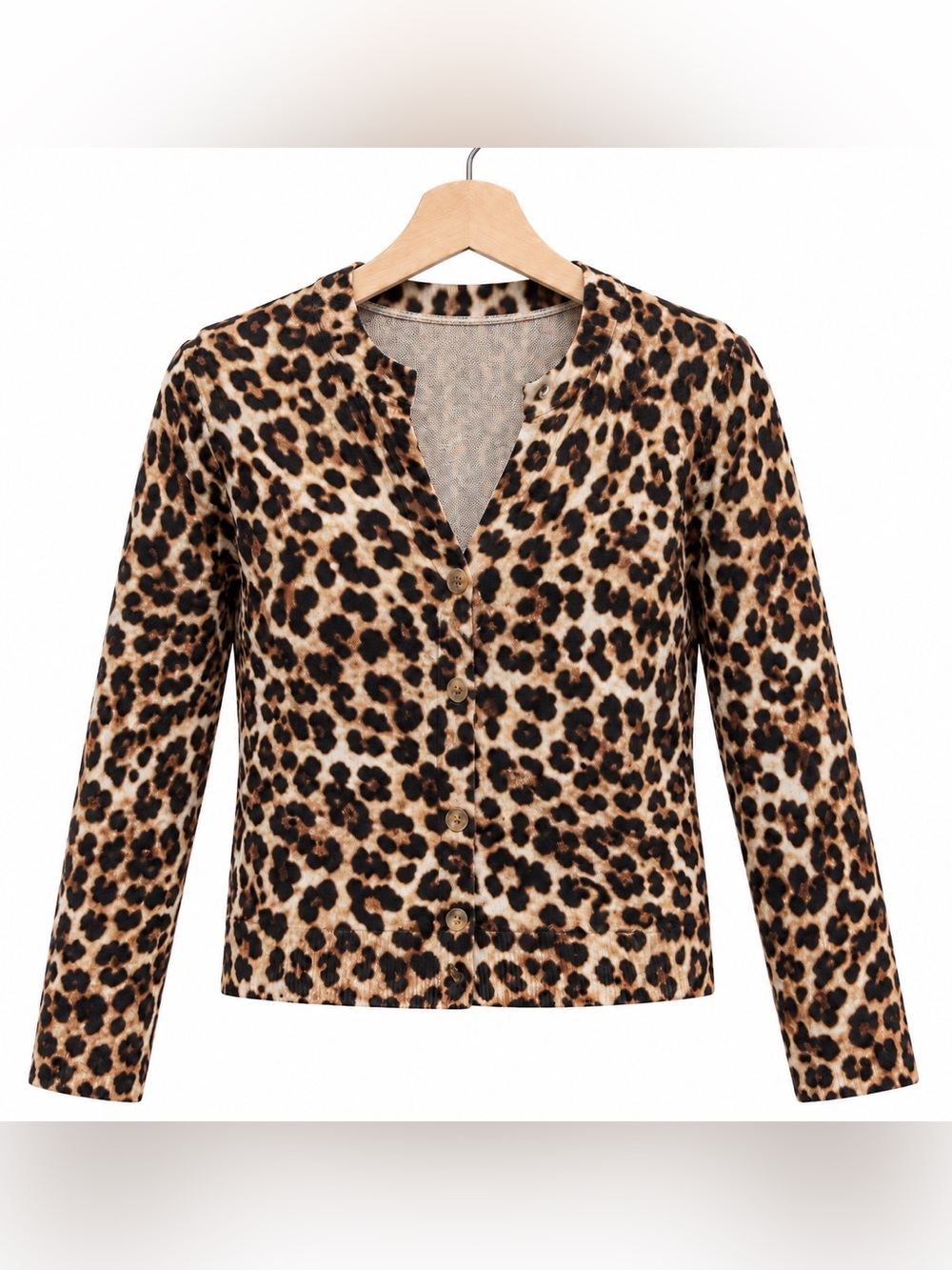 NWT LOFT Leopard Print Cardigan XS